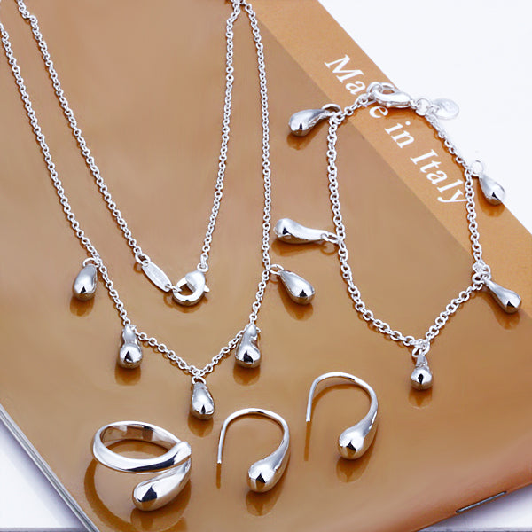silver jewelry Sets S0219